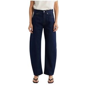 Madewell Women's The Balloon Jeans in Rinse Wash Barrel Leg size 28 NWT